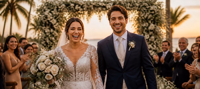Casamento ao ar livre